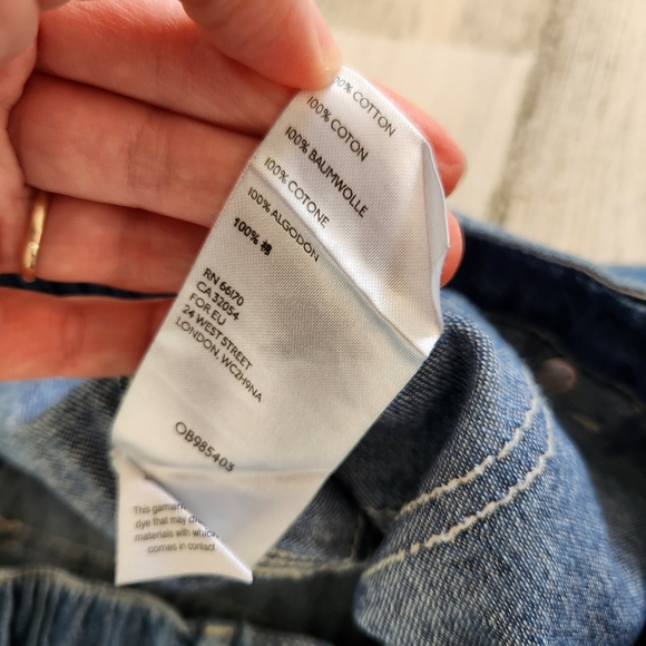 Free People Chloe Baby Barrel Jeans Medium Wash Size Small - Picture 8 of 10